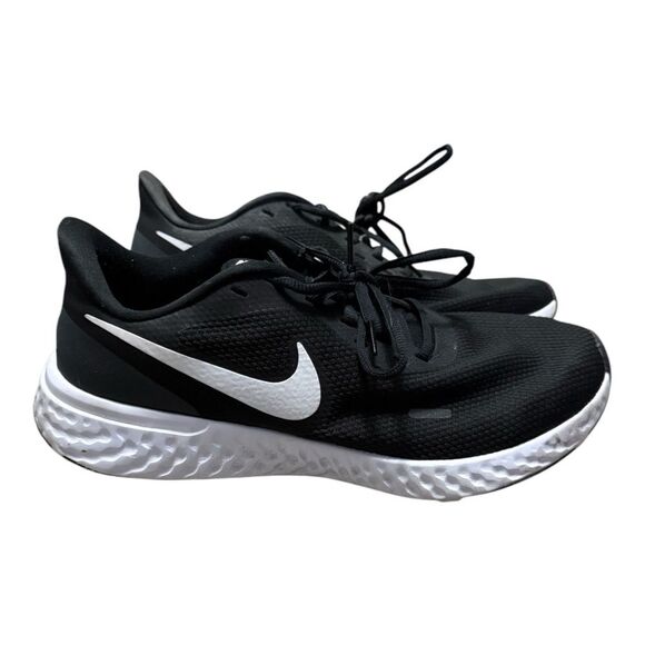 Nike Revolution 5 Black Running Shoes Sneakers Size 10.5W - Picture 3 of 8